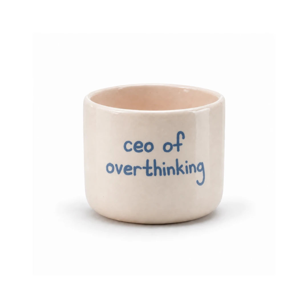 Ceo of overthinking Seramik Kupa