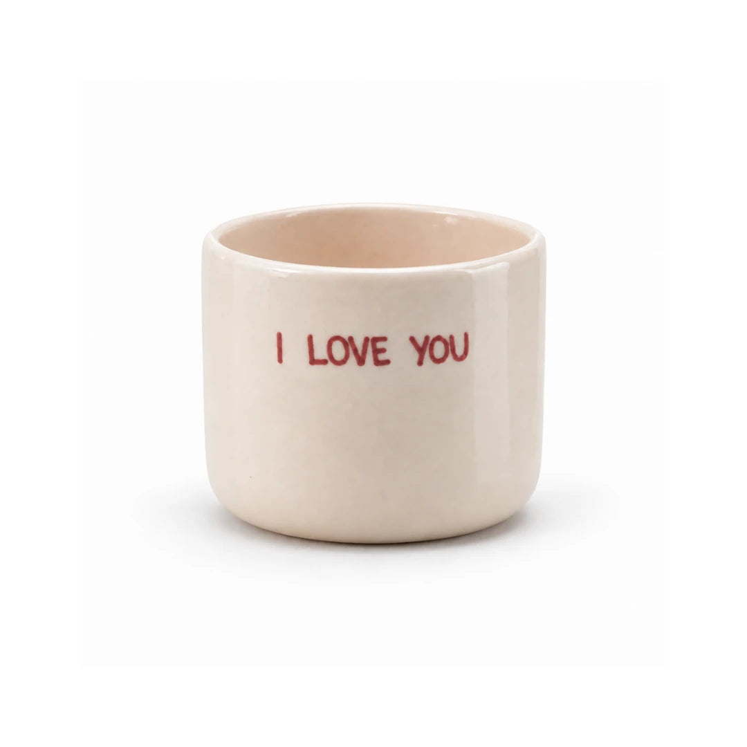 I Love You & I Know El Yazılı Seramik Kupa