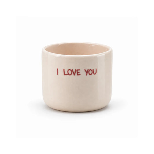 I Love You & I Know El Yazılı Seramik Kupa